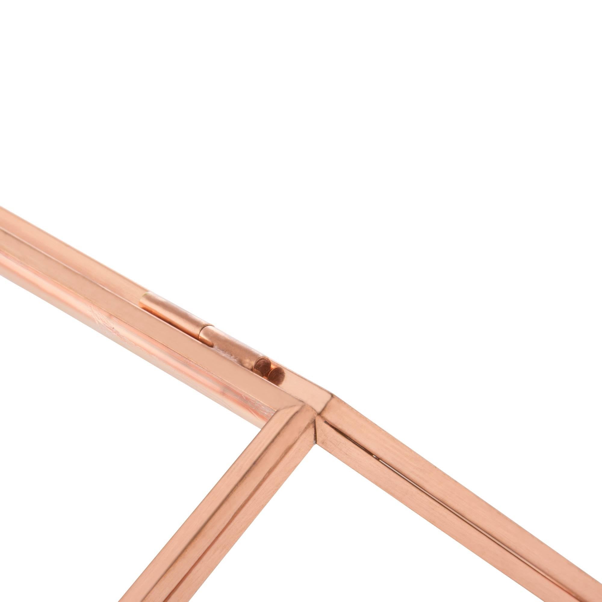 Glass Terrarium Card Holder, Rose Gold T336302