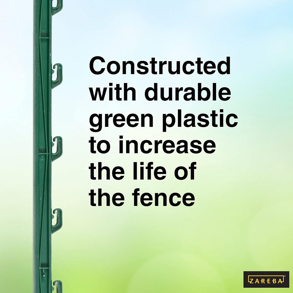 Green Garden Post for Fence (25 Pack), 30" Pack of 2 L3738