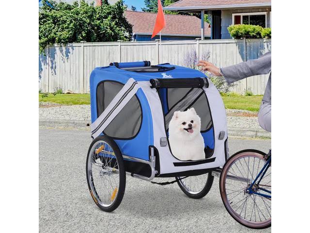 Dog Bike Trailer, Blue L240008