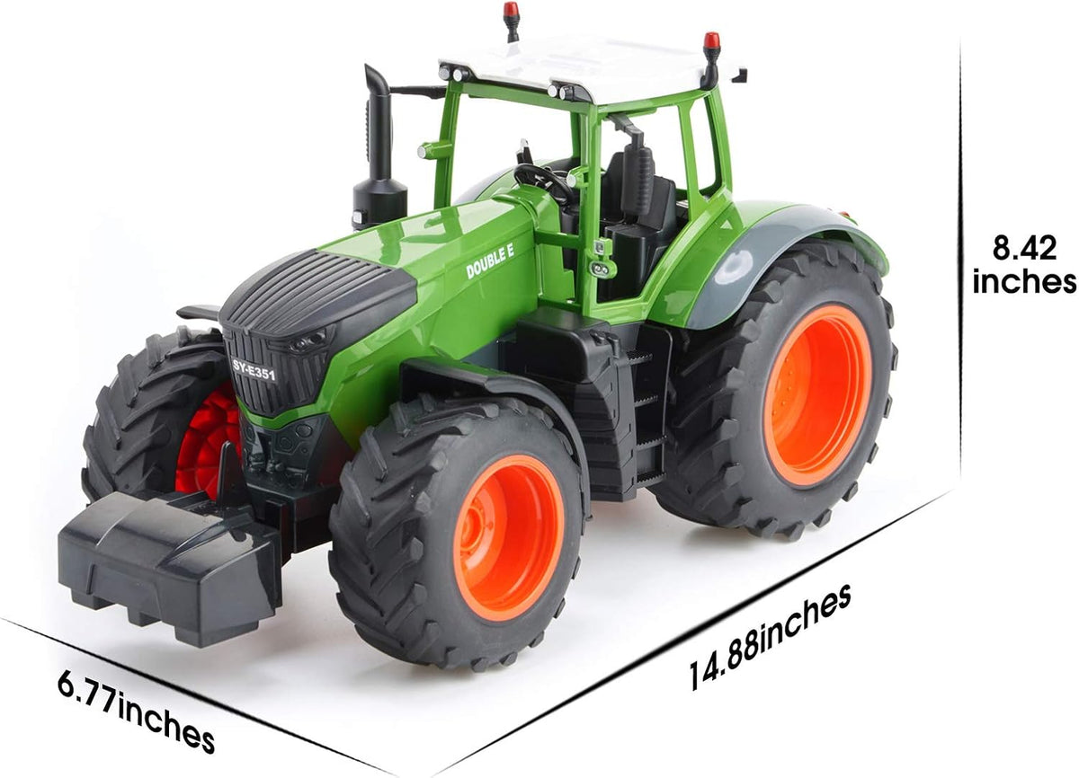 2.4Ghz RC Farm Tractor Remote Control Construction Toy Pack of 2 F79850
