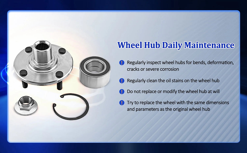 2x Rear Wheel Hub Bearings for Mazda 3 F108