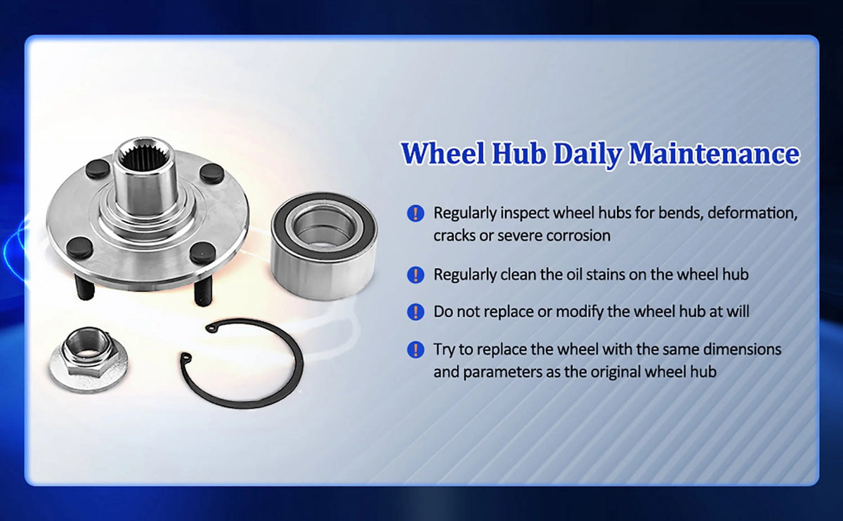 2x Rear Wheel Hub Bearings for Mazda 3 F108