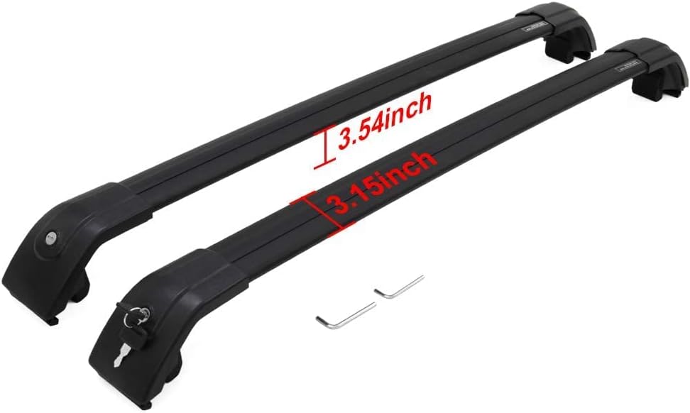All Black Cross Bars Roof Rack Accessories Z478484