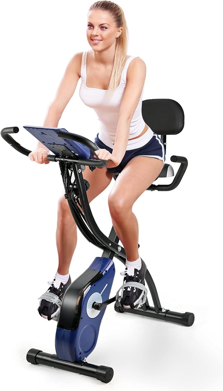 Foldable Magnetic Exercise Bike with LCD Monitor V31978