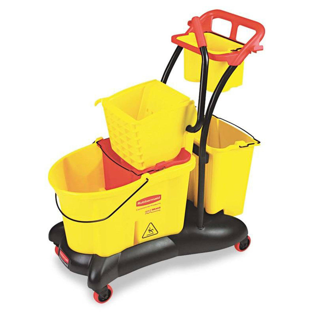 Yellow 35 Quart Mopping Trolley W1186