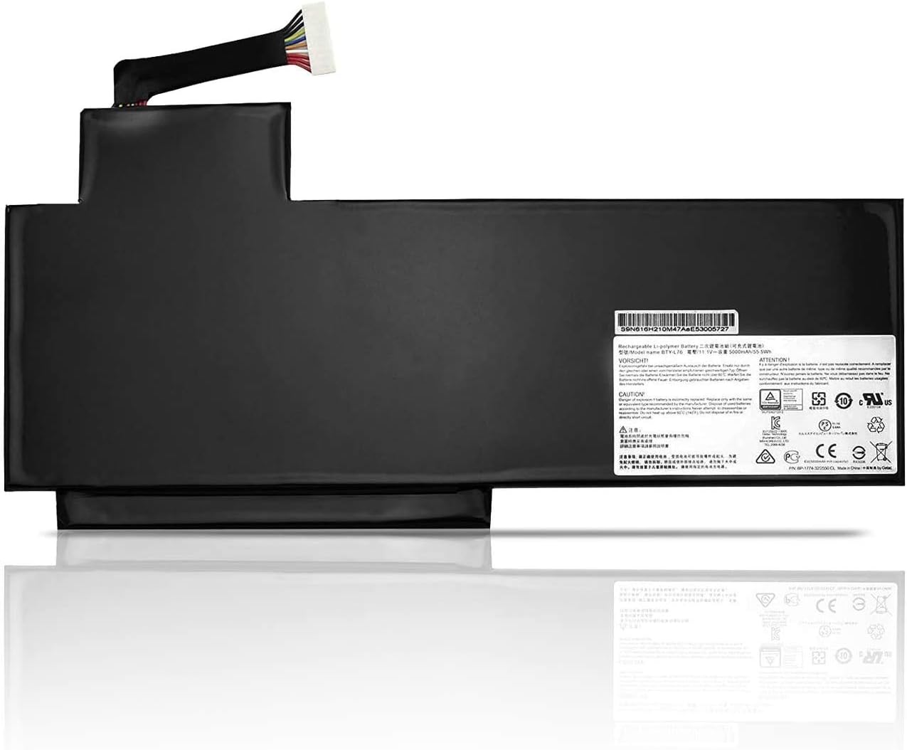 Replacement Laptop Battery Pack of 2 I337