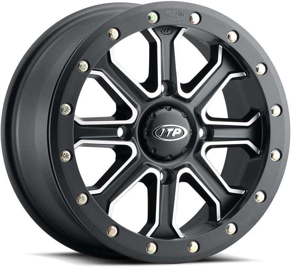 9 Items: 14 Wheels Black +40mm 30 Tires 4x156 Bolt Pattern 12mmx1.5 Lug Kit O96436