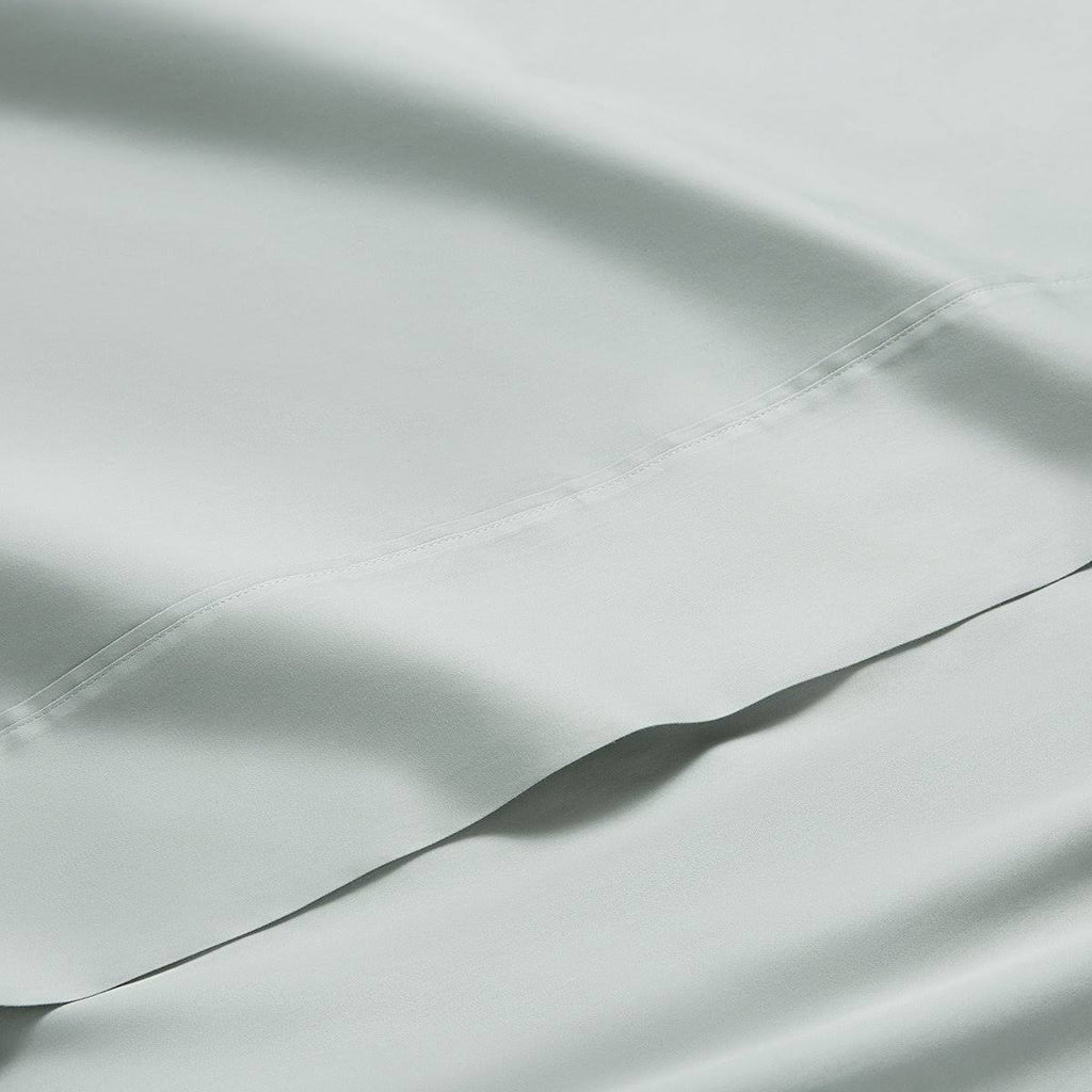 Queen Size Sateen Sheet Set in Slate Blue T359