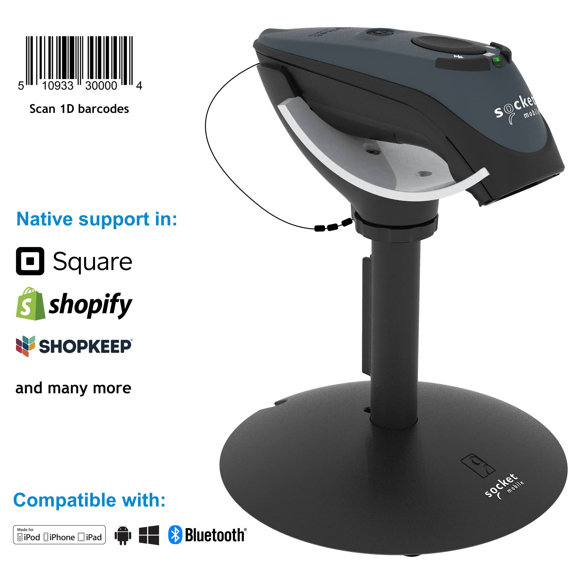 Wireless 2D Imager Scanner M7459