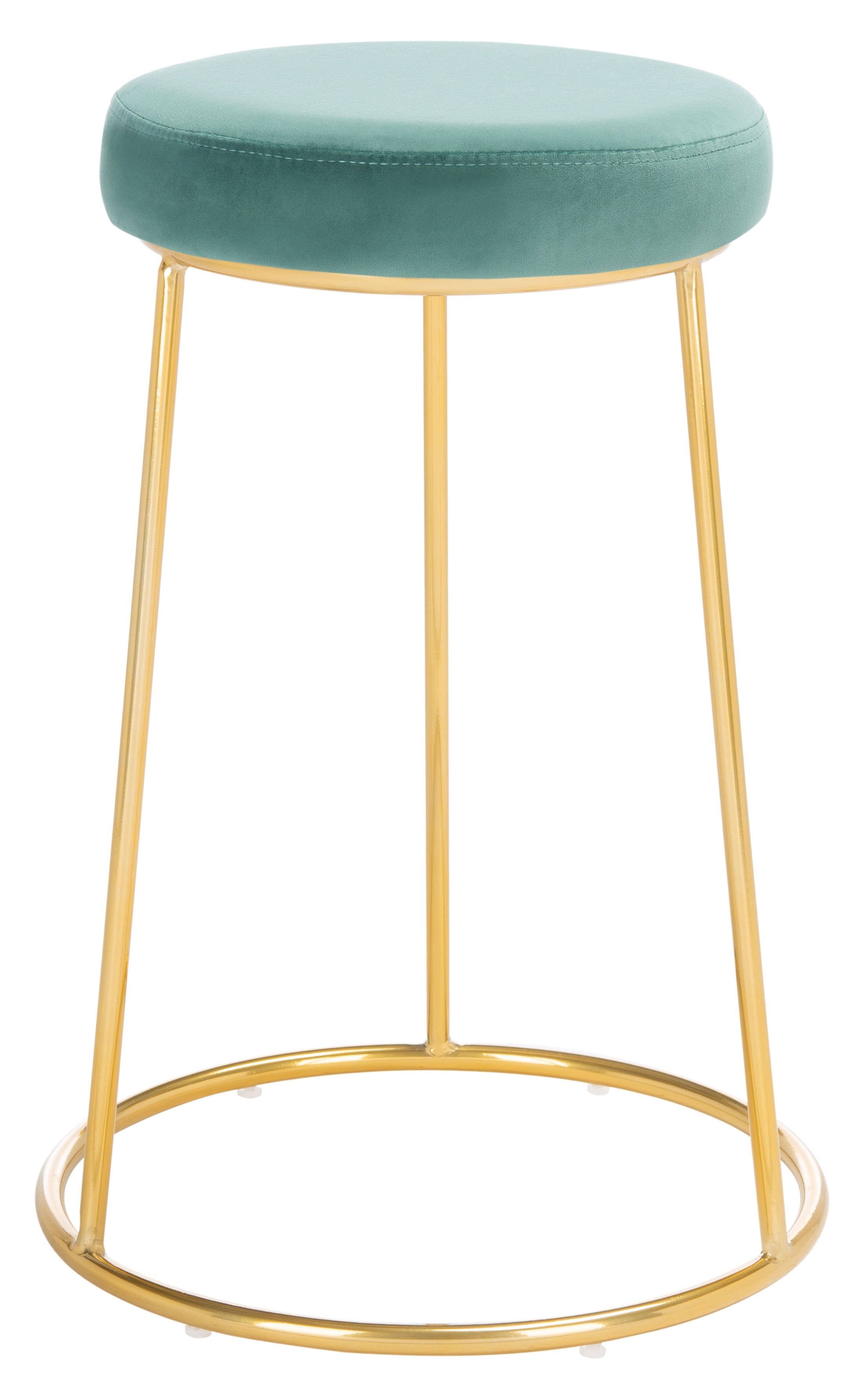 Round Counter Stool Seafoam Gold S846