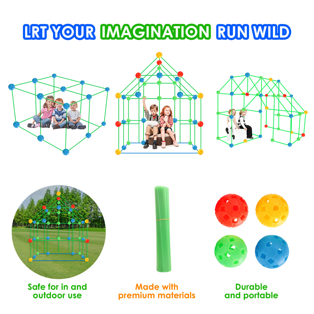 155pcs Fort Building Kit Construction Builder Toys B571632