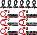 12Pcs PCIE Riser and 16AWG PCIE Splitter Set W897