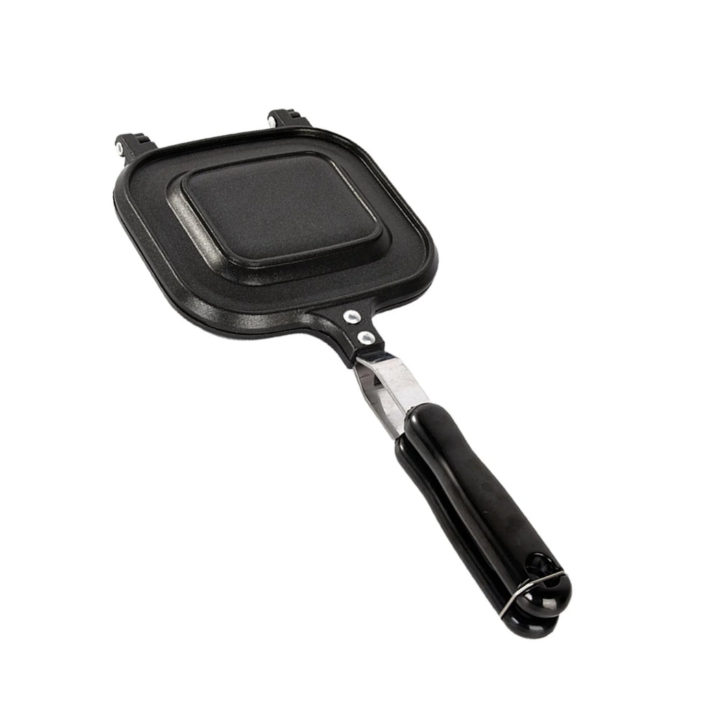 Double Sided Non Stick Bread Toast Maker Pan with Heat Resistant Handles P2952