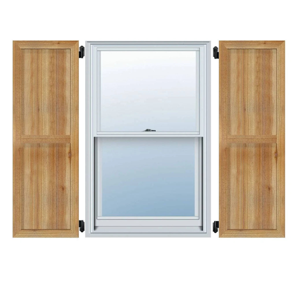 Rough Sawn Framed Board-n-Batten Shutters U478