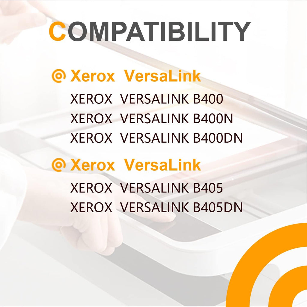 Remanufactured Toner Cartridge for Xerox B405 B400 Printer (High Yield, 1 Black) G553
