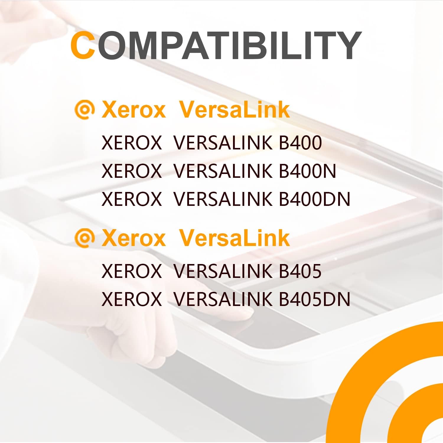 Remanufactured Toner Cartridge for Xerox B405 B400 Printer (High Yield, 1 Black) G553