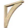 Thorton Block Rough Sawn Bracket with Offset Brace, Douglas Fir R112573