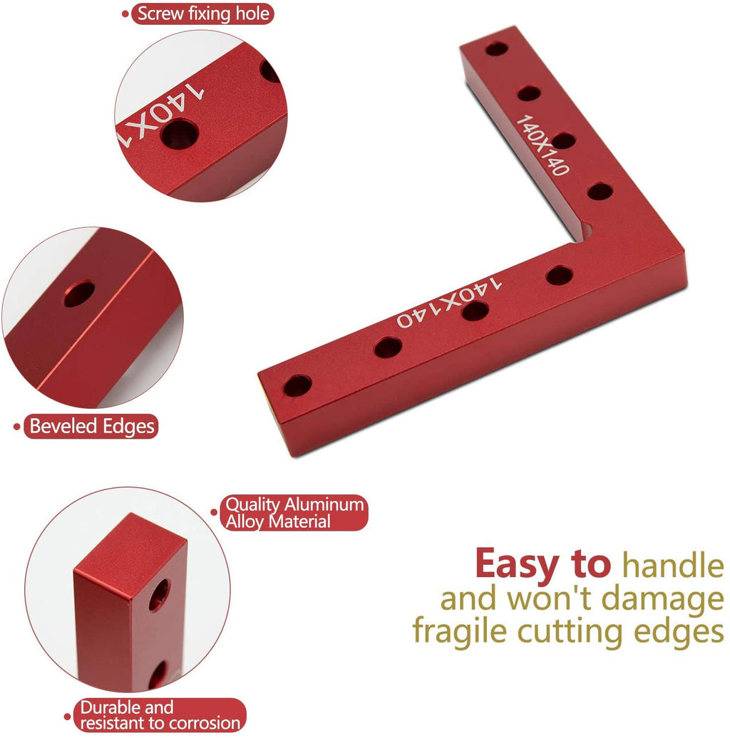 90 Degree Positioning Squares Aluminum Alloy Woodworking Tool P6565