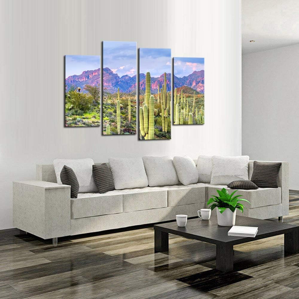 Cactus in Arizona Canvas Print Framed Wall Art Y61626