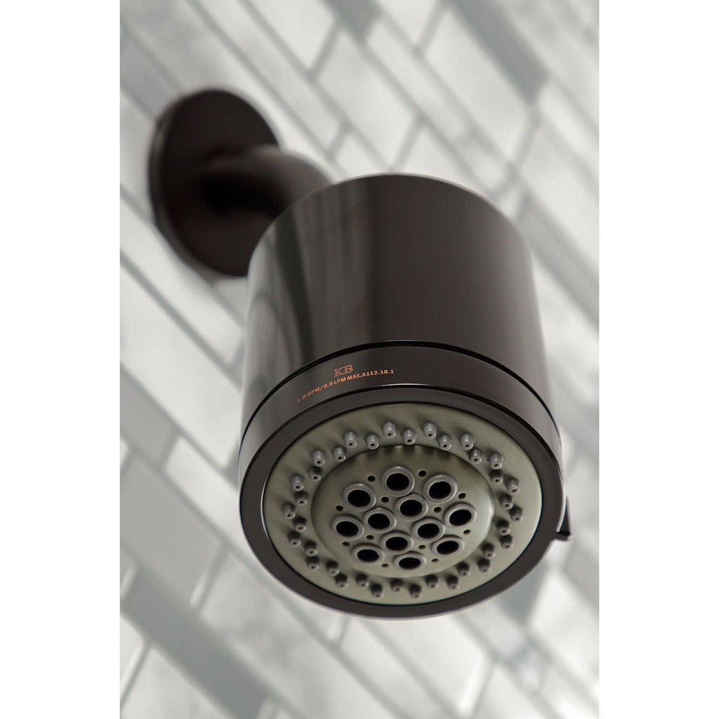 Polished Brass Three-Handle Tub and Shower Faucet F245