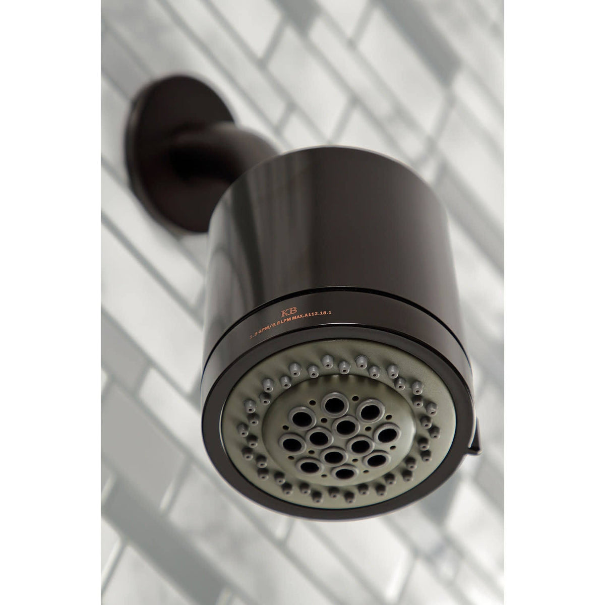 Polished Brass Three-Handle Tub and Shower Faucet F245
