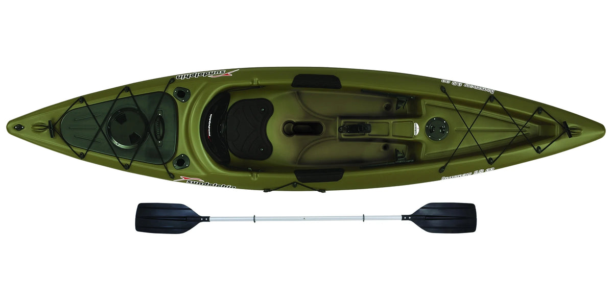 Olive Sit-on Fishing Kayak with Paddle F209305