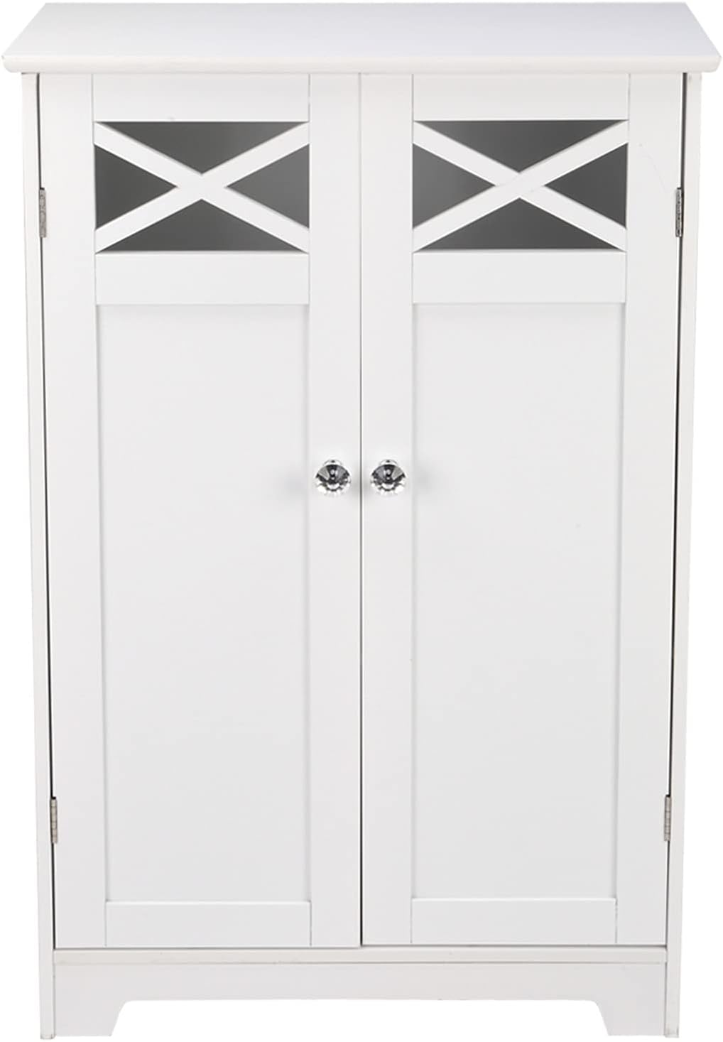 Double Door Bathroom Cabinet White V948
