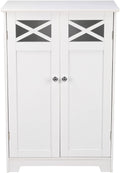 Double Door Bathroom Cabinet White V948