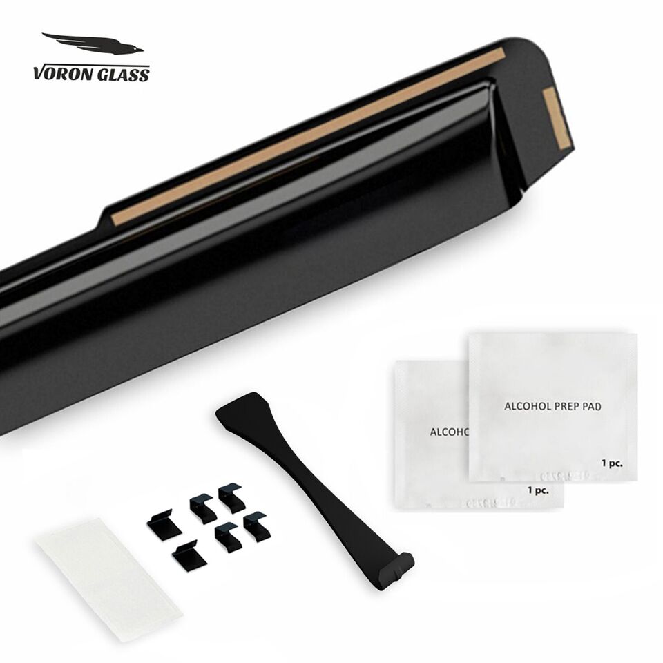 4 Pieces Glass In-Channel Window Deflectors for Ford F150 Raptor 2017-2020 SuperCrew X767622