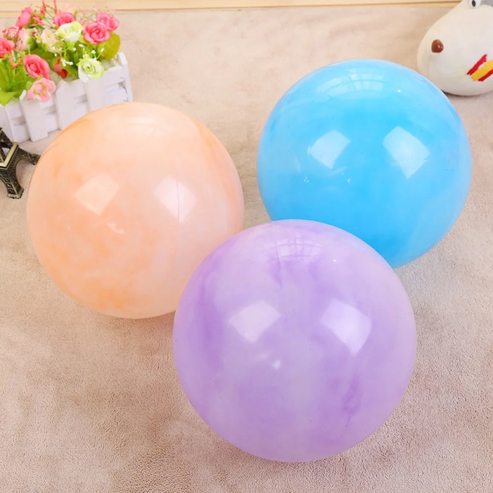 5pcs Plastic Air Filled Bouncy Rubber Balls S4789