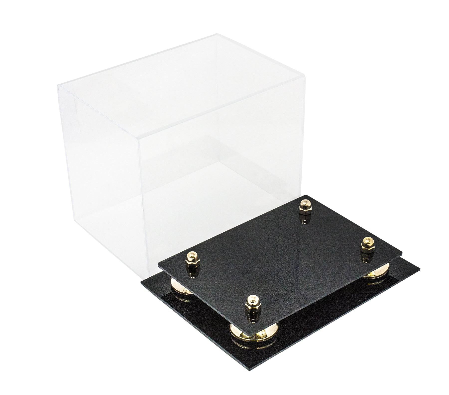Clear Acrylic Display Case with Black Risers H6174