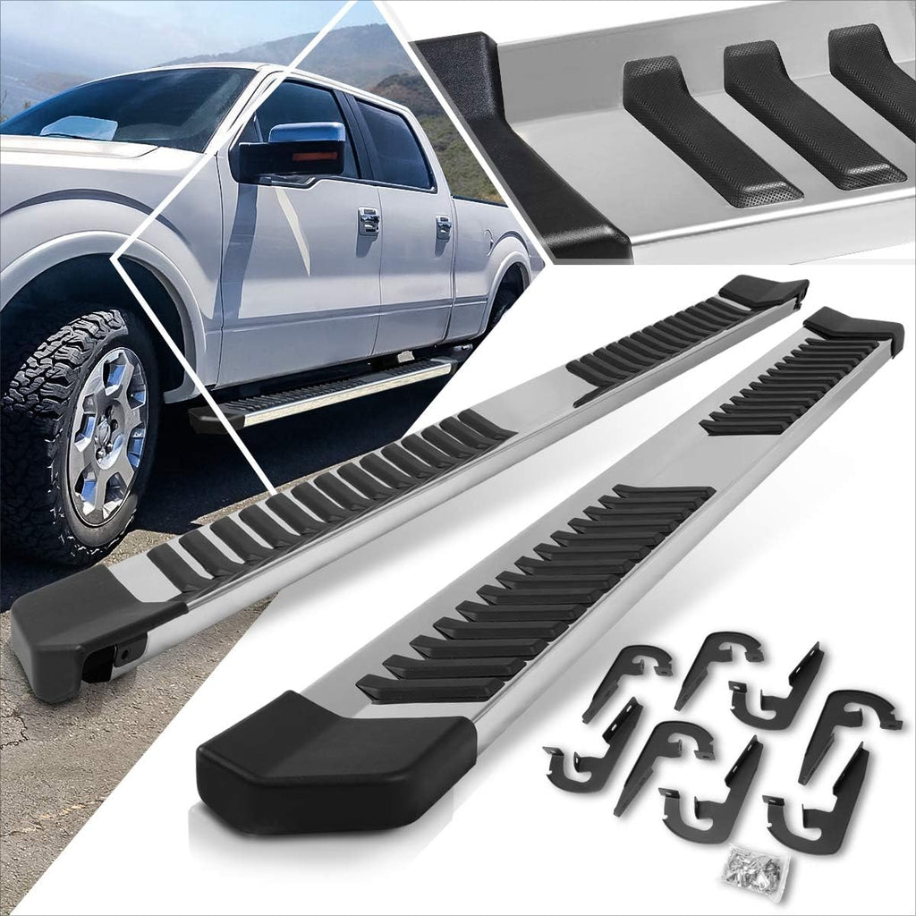 6 Inch Stainless Chrome Running Boards Side Step Bars C456