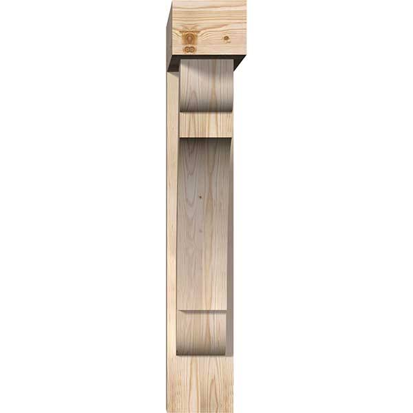 Douglas Fir Smooth Bracket with Offset Brace H790