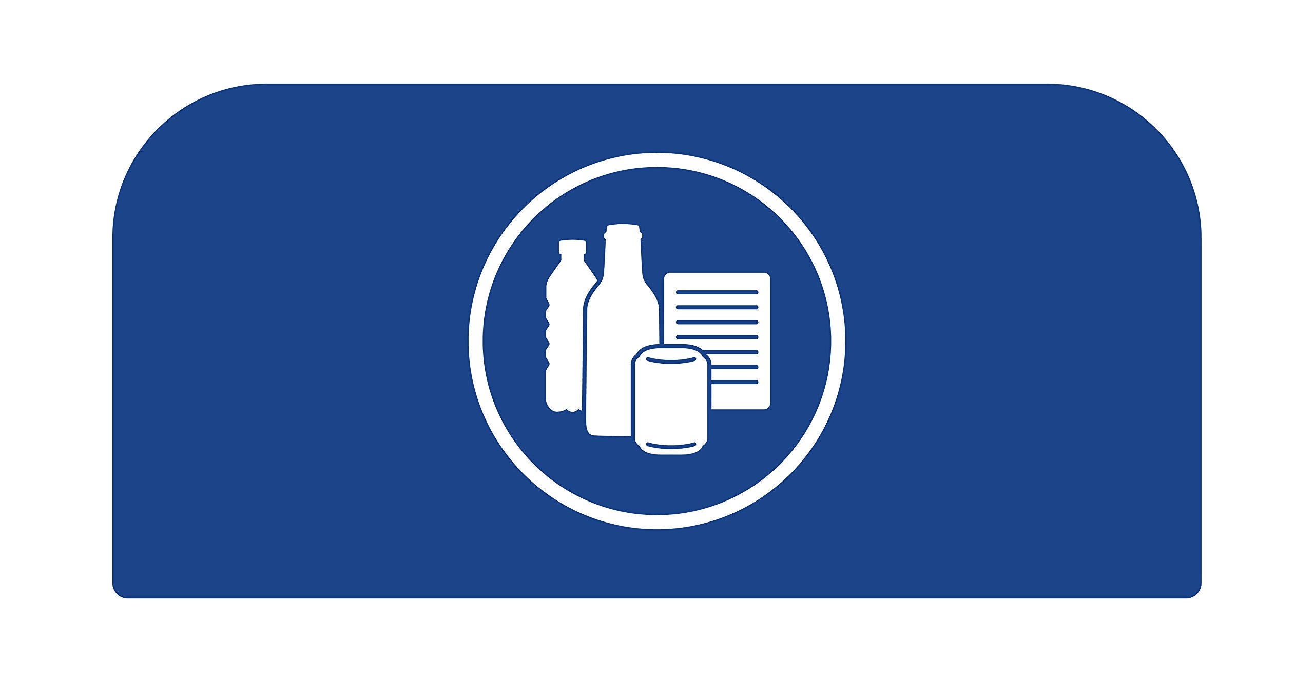 Recycling Sign, Blue T217407