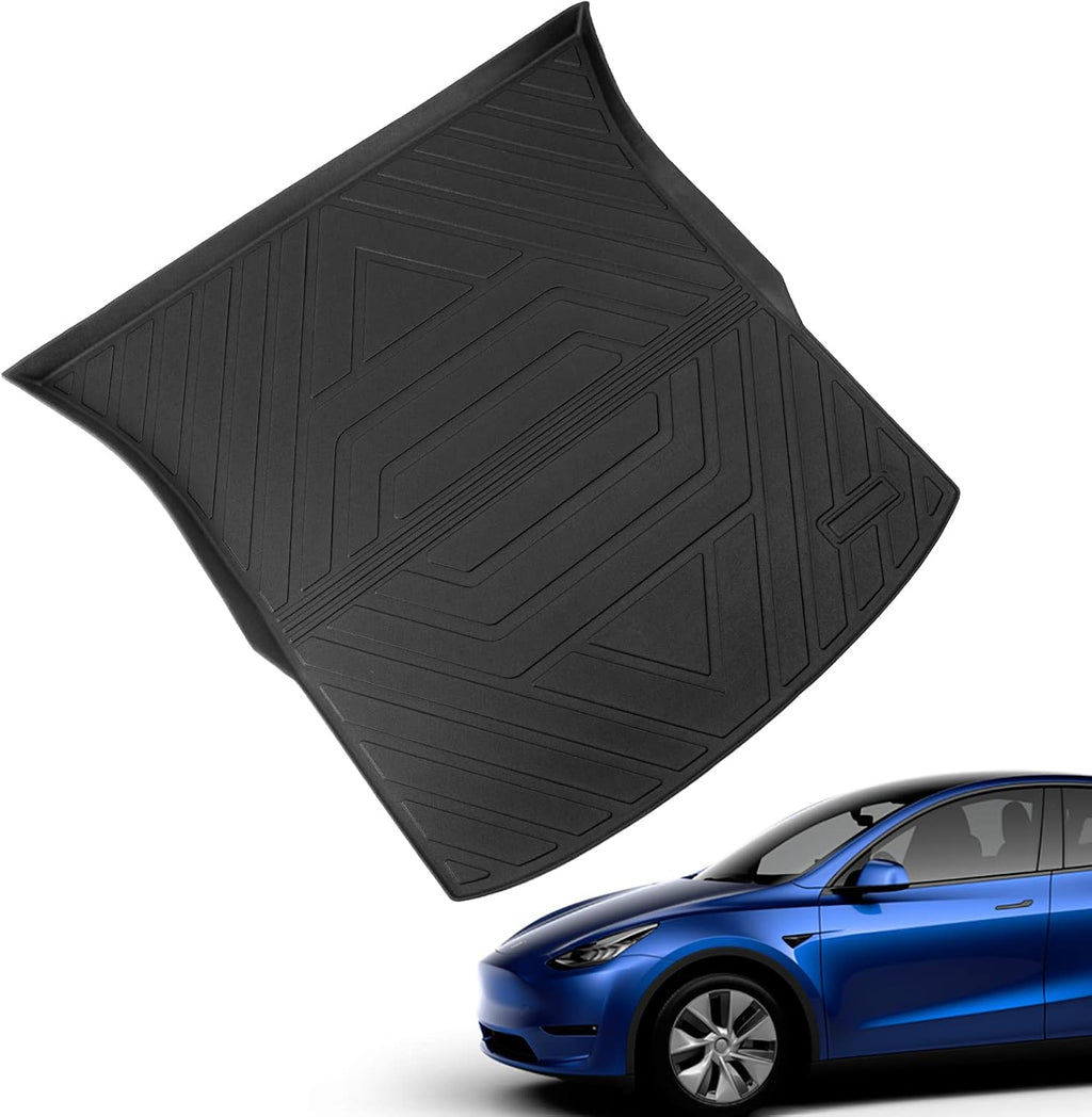 Tesla Model Y 2020 2021 2022 Trunk Mats Cargo Liners All Weather Three Trunk Mats Backrest Mats W633