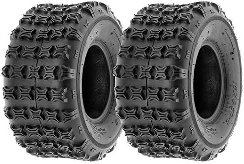 Tubeless Tires 18X9.5-8 Split Knobby Tread Set of Two H796812