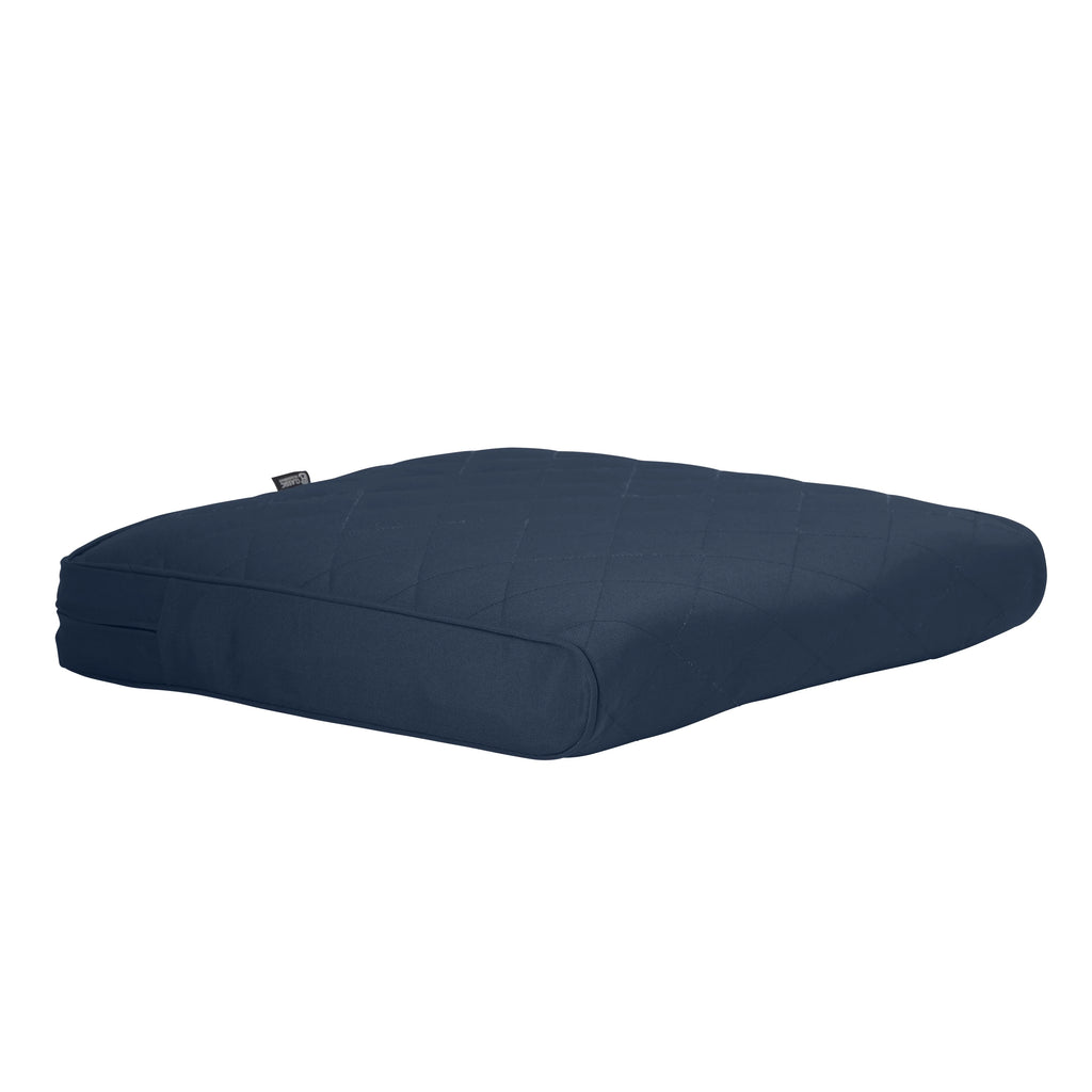 Navy Quilted Patio Bench Cushion, 48 x 18 x 3 inch N87035