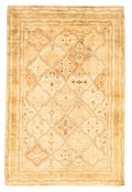 Hand Knotted Ivory Wool Rug Y6998