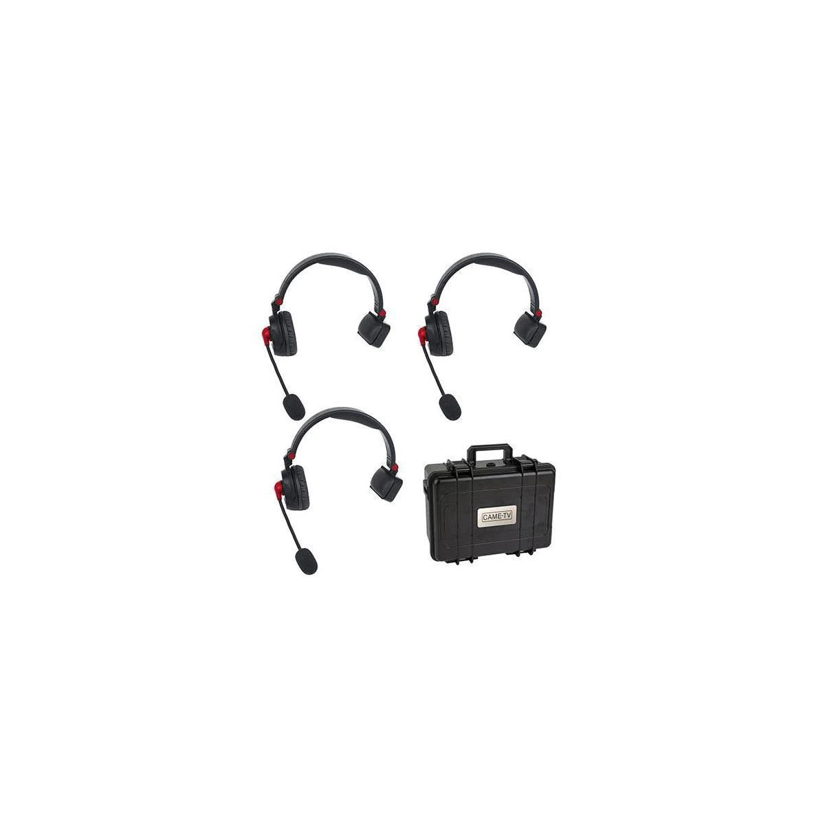 3-Pack Digital Wireless Foldable Headset with Hardcase G9863