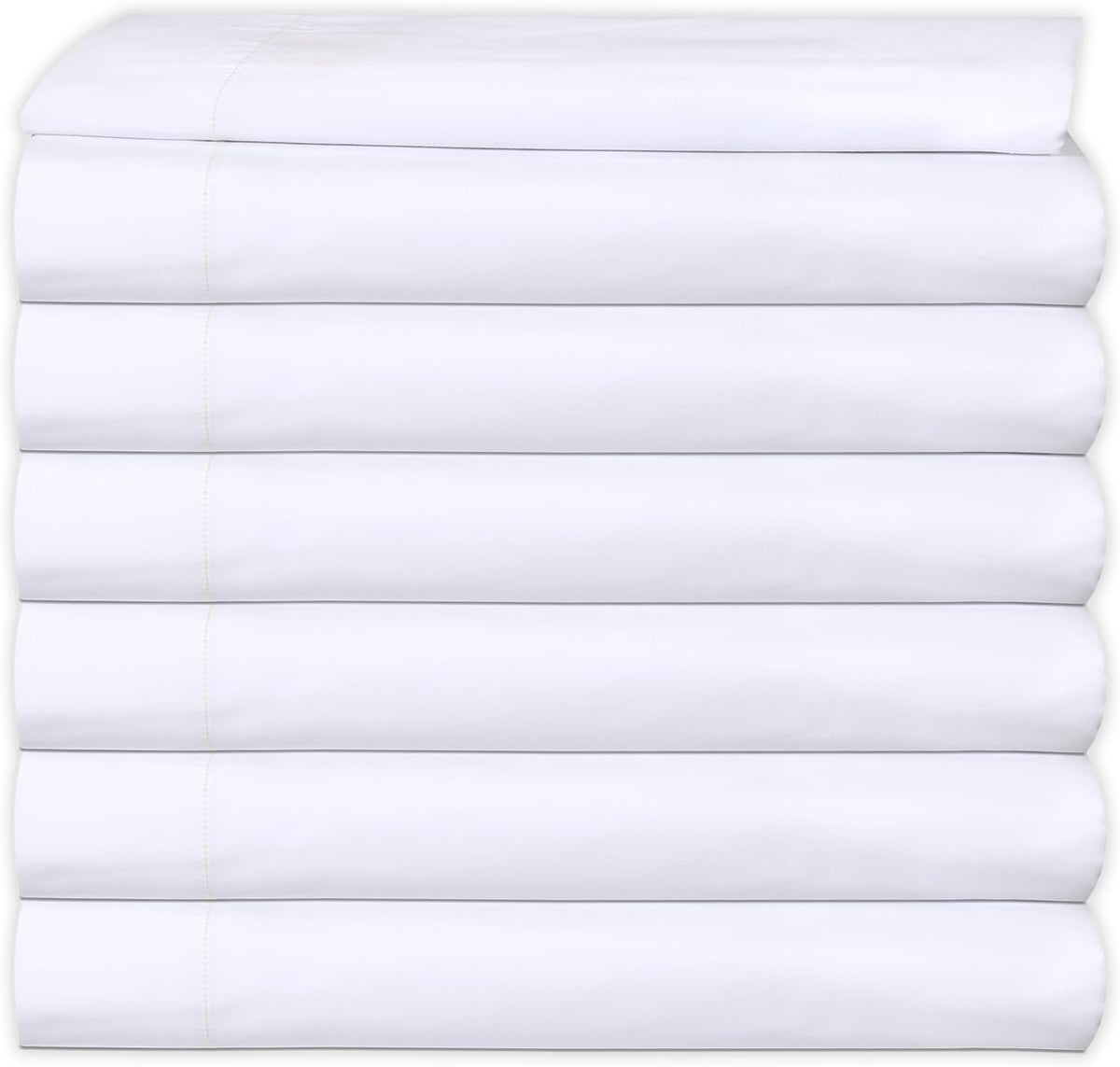 White Twin Percale Flat Sheet Pack of 2 K644943