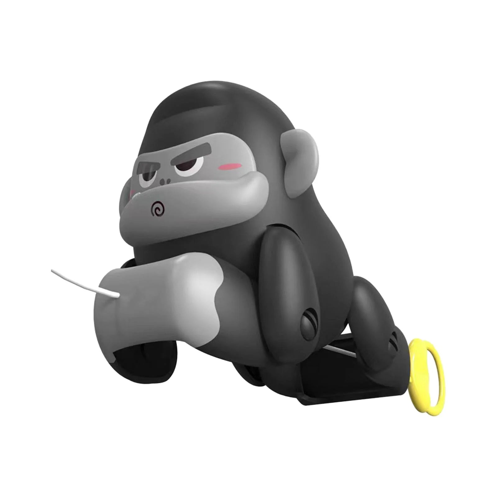 Black and Gray Pull Along Gorilla Toy K8160