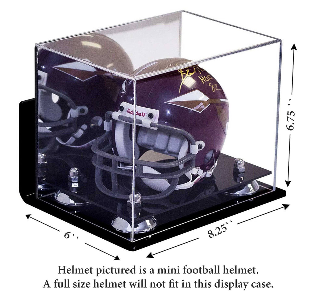 Clear Acrylic Display Case with Black Risers H6174