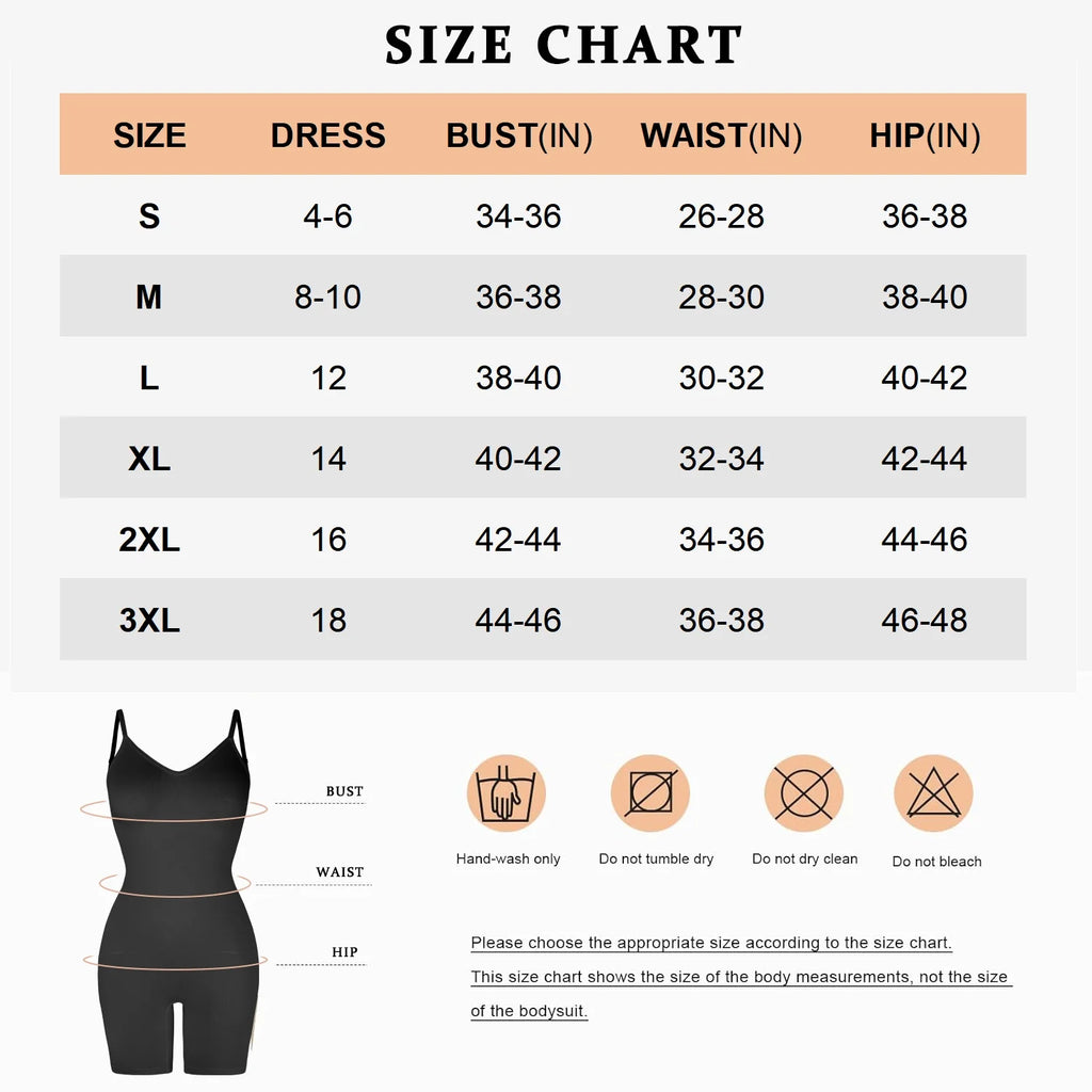 3 Packs Low Back Mid Thigh Bodysuit Shapewear A39503