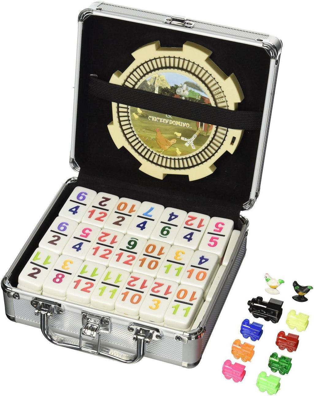 Double 12 Numeral Mexican Train Domino Set E45963