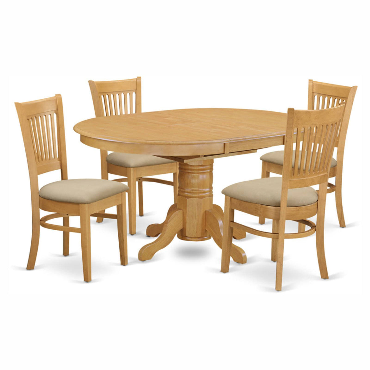5 Piece Dining Set with 4 Chairs F605