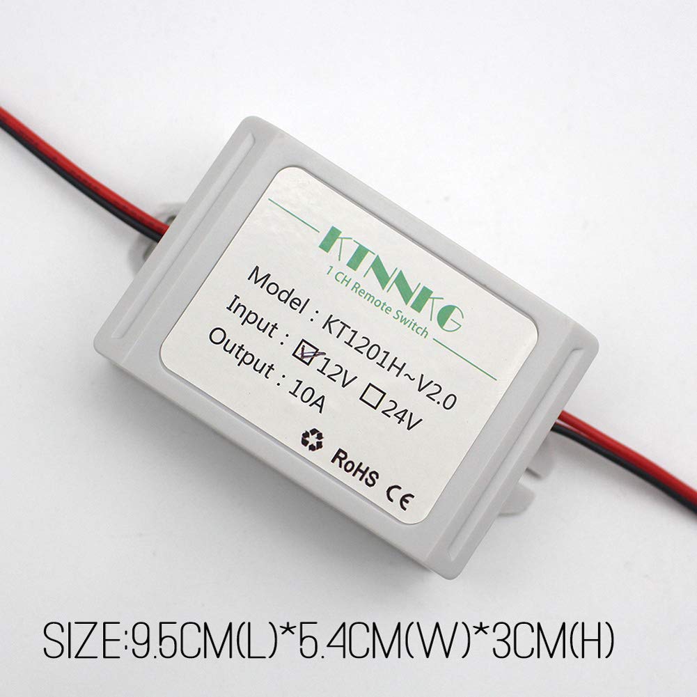 Remote Battery Disconnect Switch for Car, DC12V, 180A, Pack of 2 I535834