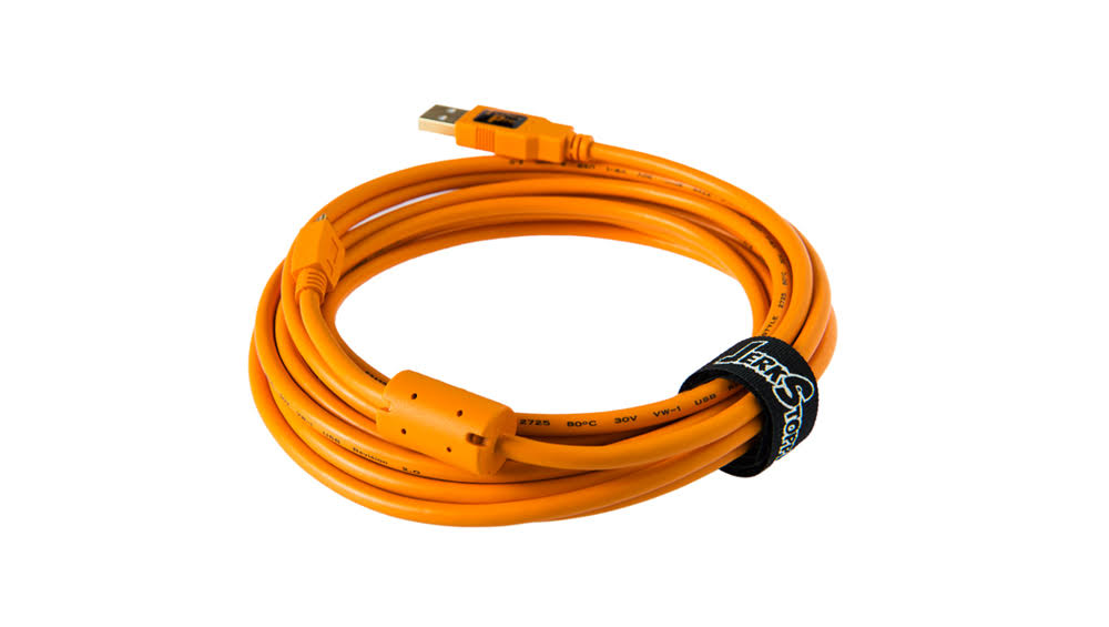 Orange USB 2.0 A Male to Mini-B 8-Pin Cable Starter Kit I260968