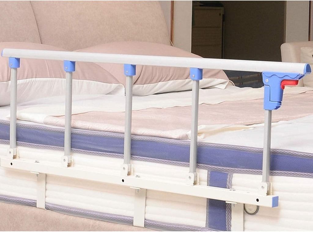 Silver Foldable Bed Safety Rail for Elderly Adults M6610