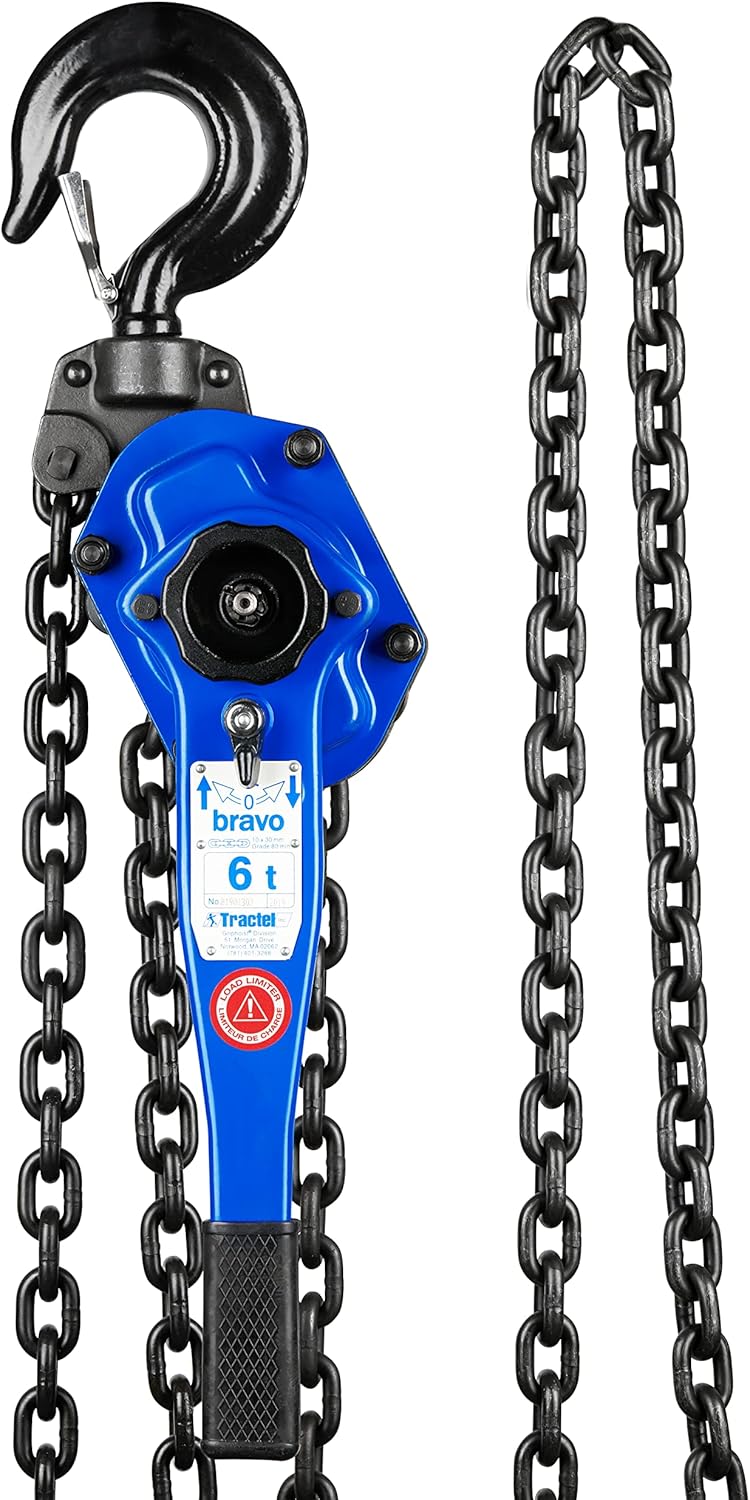 3/4 Ton Capacity Lever Chain Hoist with 10 ft Lift G328595