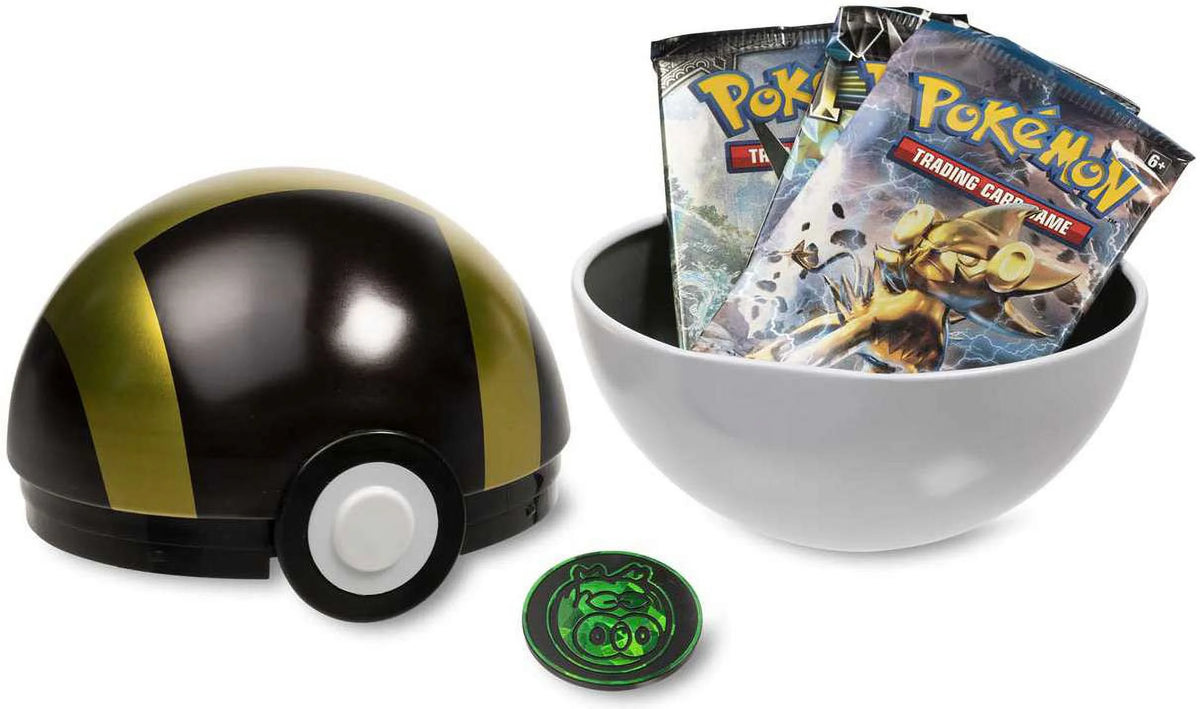 Pokeball Tin Set with 3 Booster Packs & Coin F512976